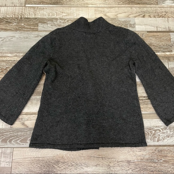 Tweeds Charcoal Gray Knit One Button Cardigan Sweater 
Size XSmall - Picture 3 of 5